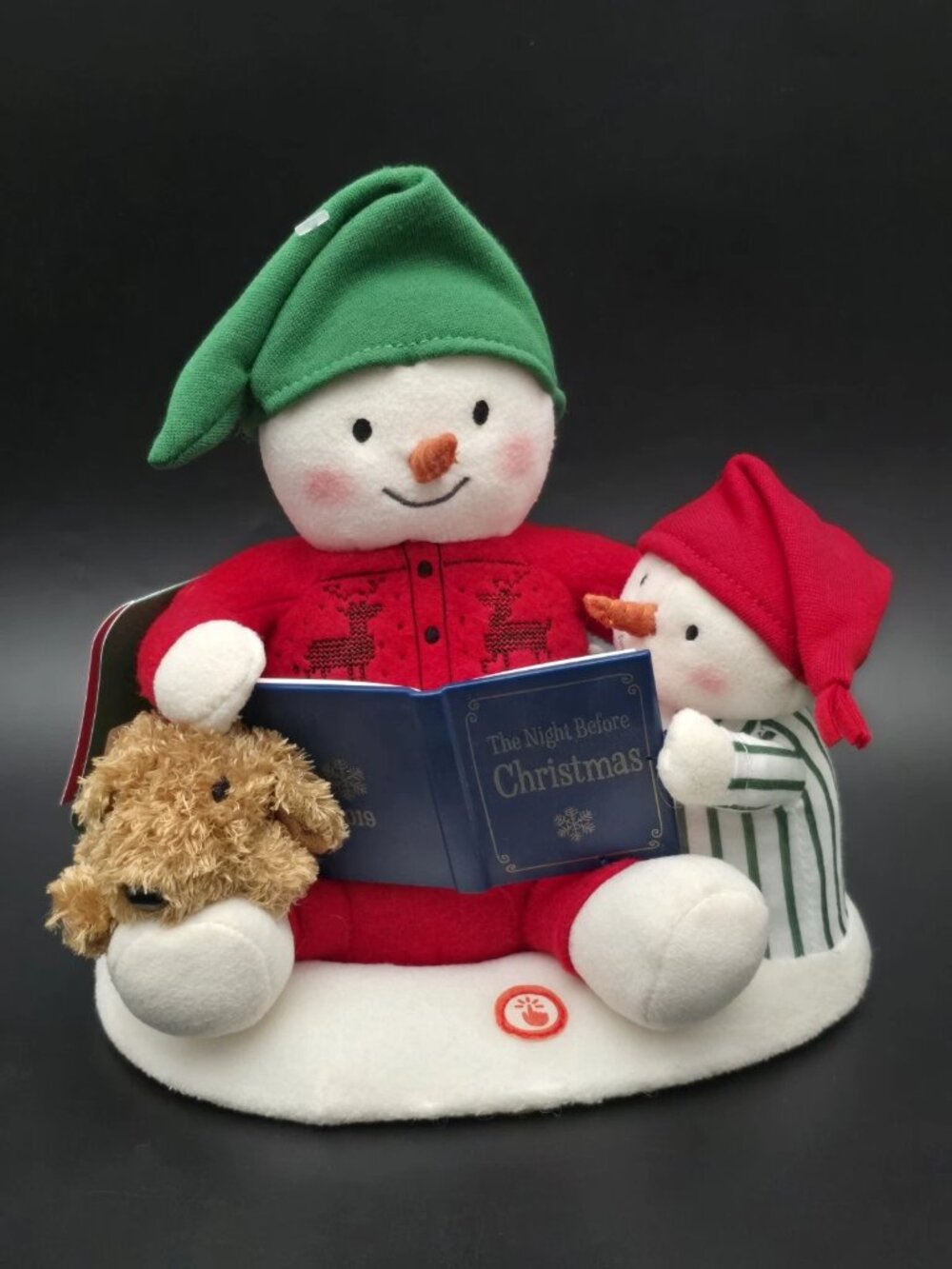 Hallmark Jingle Pals Christmas Storytime Snowman 2019 Plush Animated